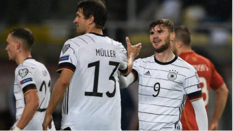 Germany became the first team to qualify for the Football World Cup