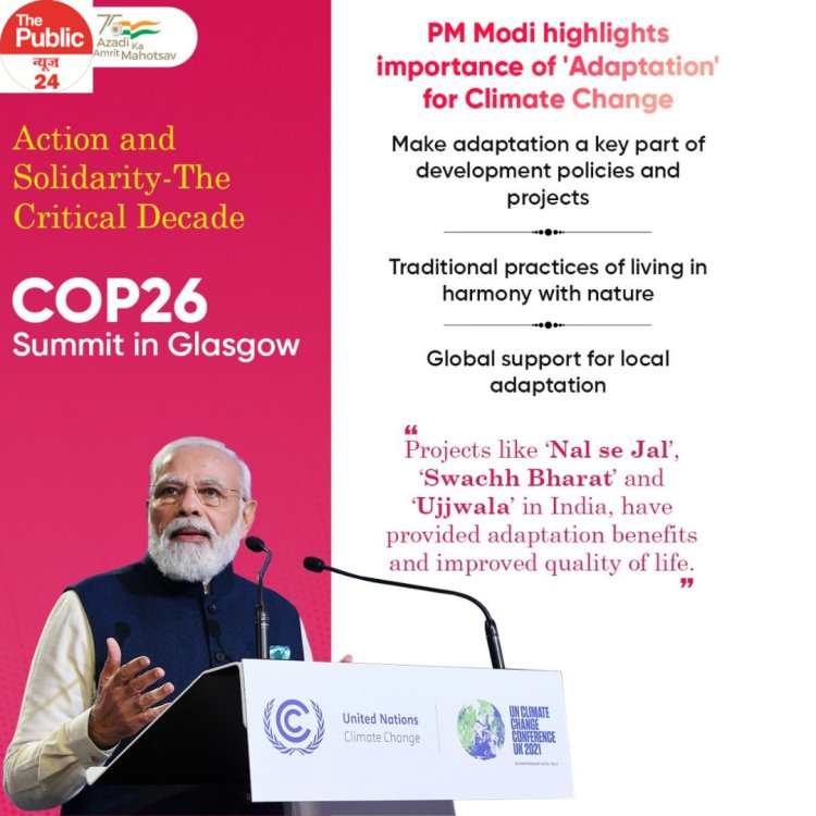 Prime Minister’s address at the event on ‘Action and Solidarity-The Critical Decade’ at COP26 Summit in Glasgow