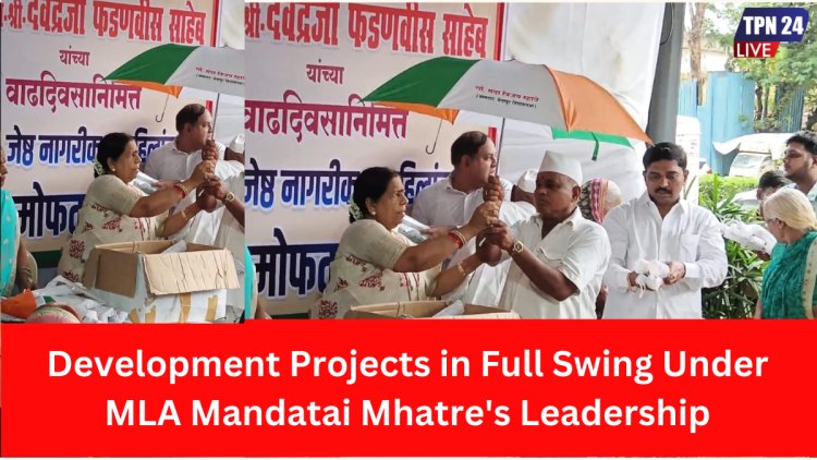 Development Projects in Full Swing Under MLA Mandatai Mhatre's Leadership