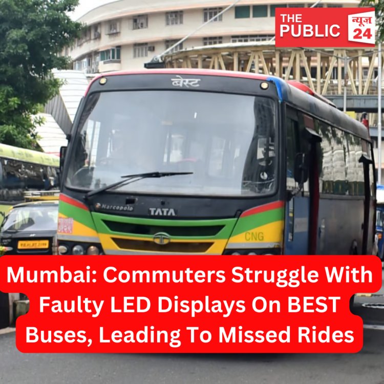 Mumbai: Commuters Struggle With Faulty LED Displays On BEST Buses, Leading To Missed Rides