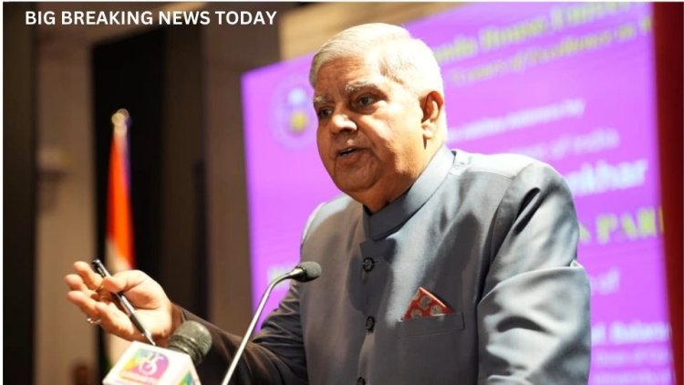 Vice President Jagdeep Dhankhar Addresses the Role of Women in 'Viksit Bharat' at Bharati College, Janakpuri