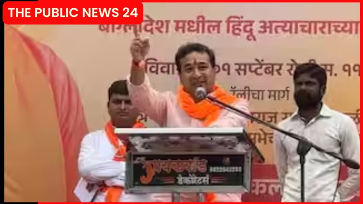 FIR on Nitesh Rane Hate Speech : मस्जिद में घुसकर मारने काबयान, Nitesh Rane पर FIR |  THE PUBLIC NEWS 24